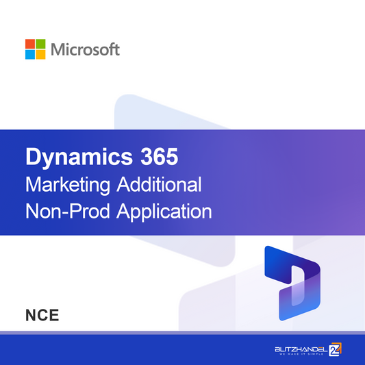 Aplicativo Adicional Não-Produtivo do Dynamics 365 Marketing (NCE)