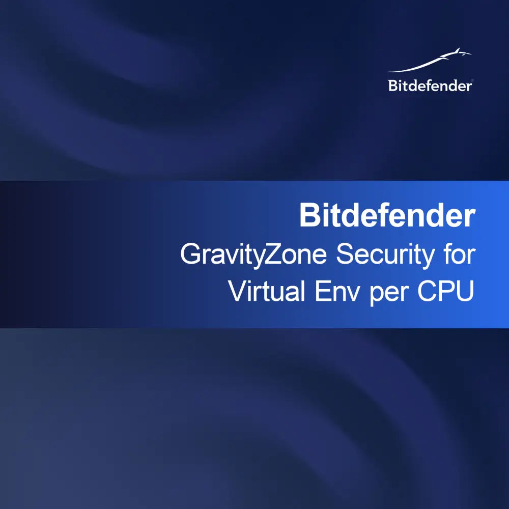 Bitdefender GravityZone Security for Virtual Env per CPU