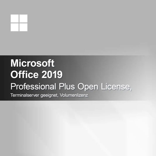 Microsoft Office 2019 Professional Plus Open License, подходящ за терминален сървър, обемна лицензия