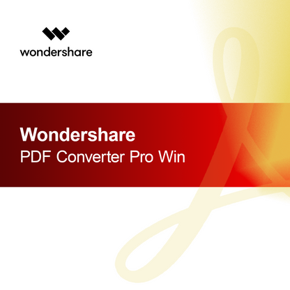 Wondershare PDF Konvertor Pro Win